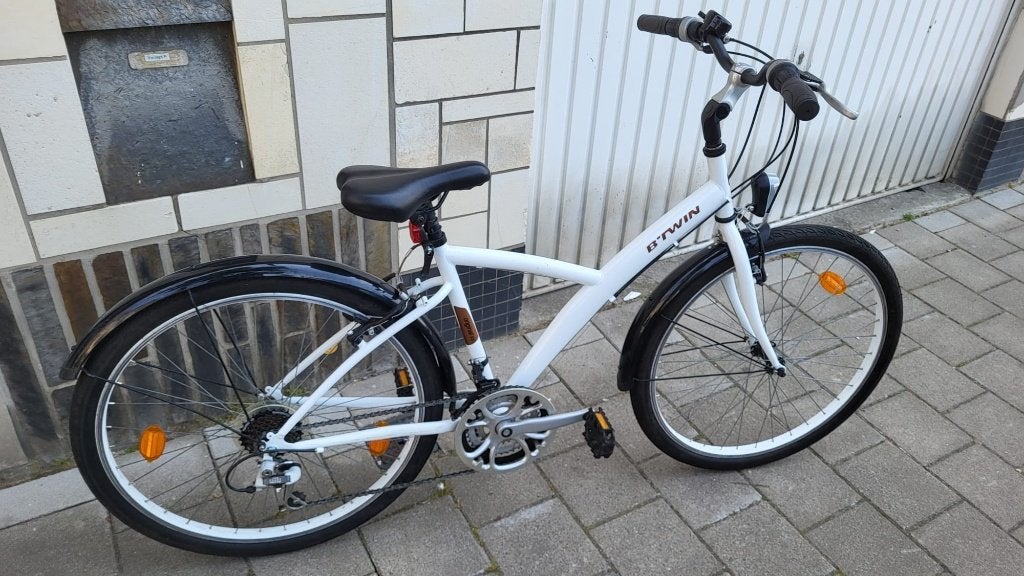 Meisjesfiets btwin 26 inch, Ophalen, Zo goed als nieuw, Overige merken, Versnellingen