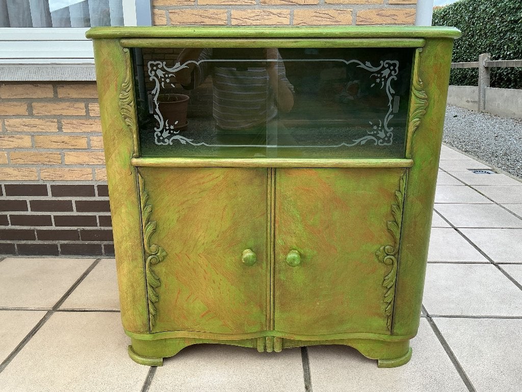 Vitrine vintage, Antiquités & Art, Enlèvement