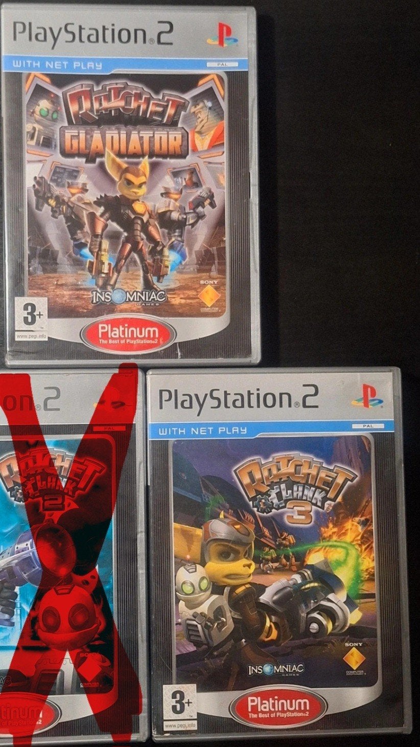 Pack combiné Ratchet & Clank PS2 (3 jeux) : Gladiator, 2 et, Consoles de jeu & Jeux vidéo, Enlèvement ou Envoi