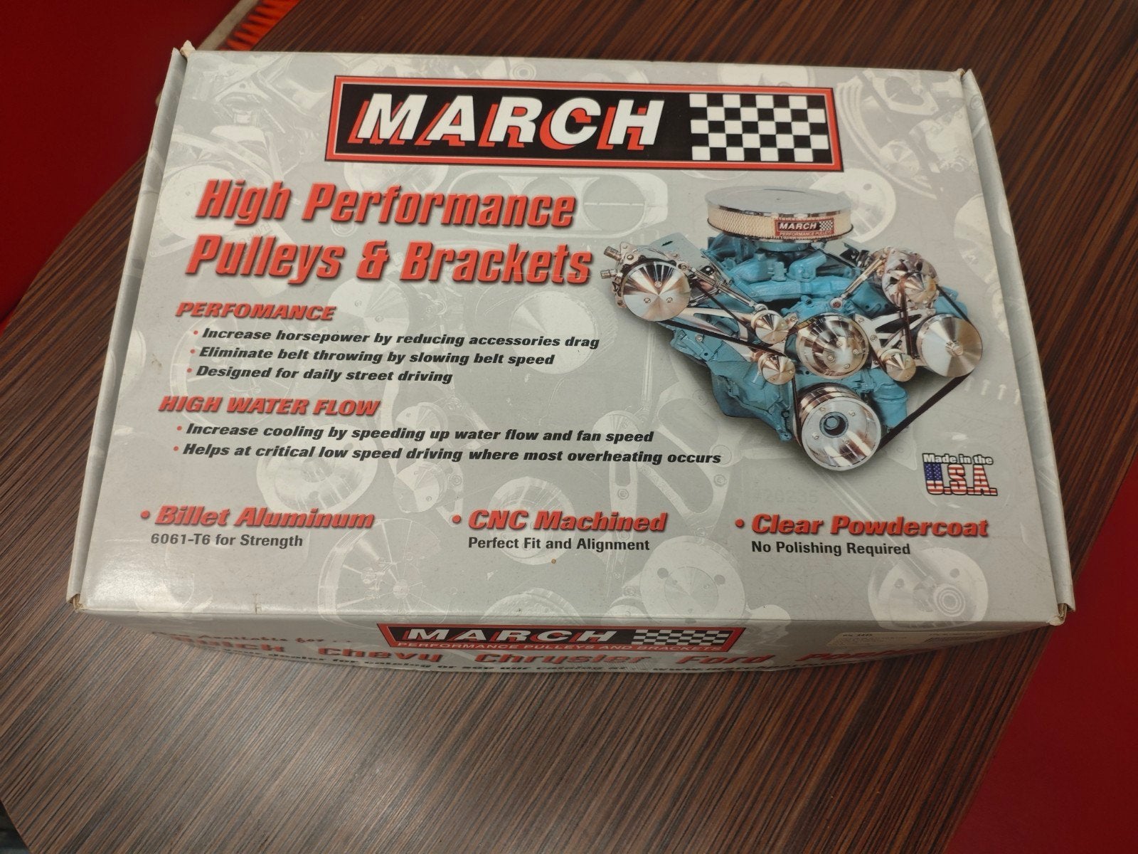 March performance pulley set Corvette c4, Enlèvement ou Envoi