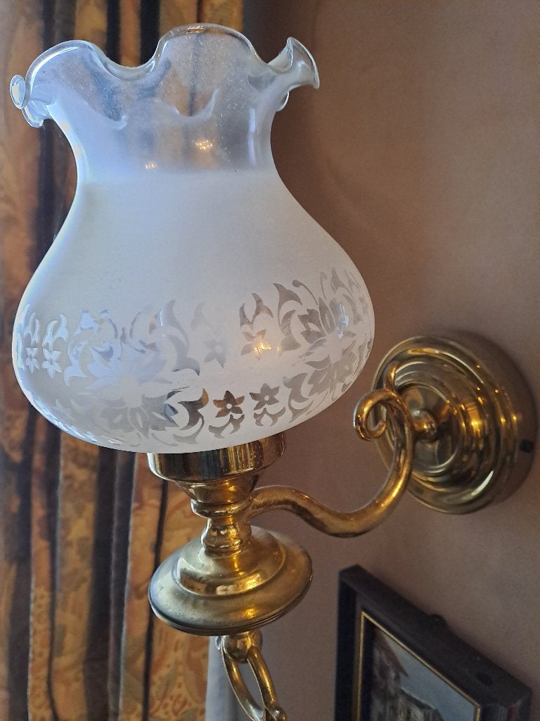 Muurlamp / wandlamp, Enlèvement, Verre, Applique murale
