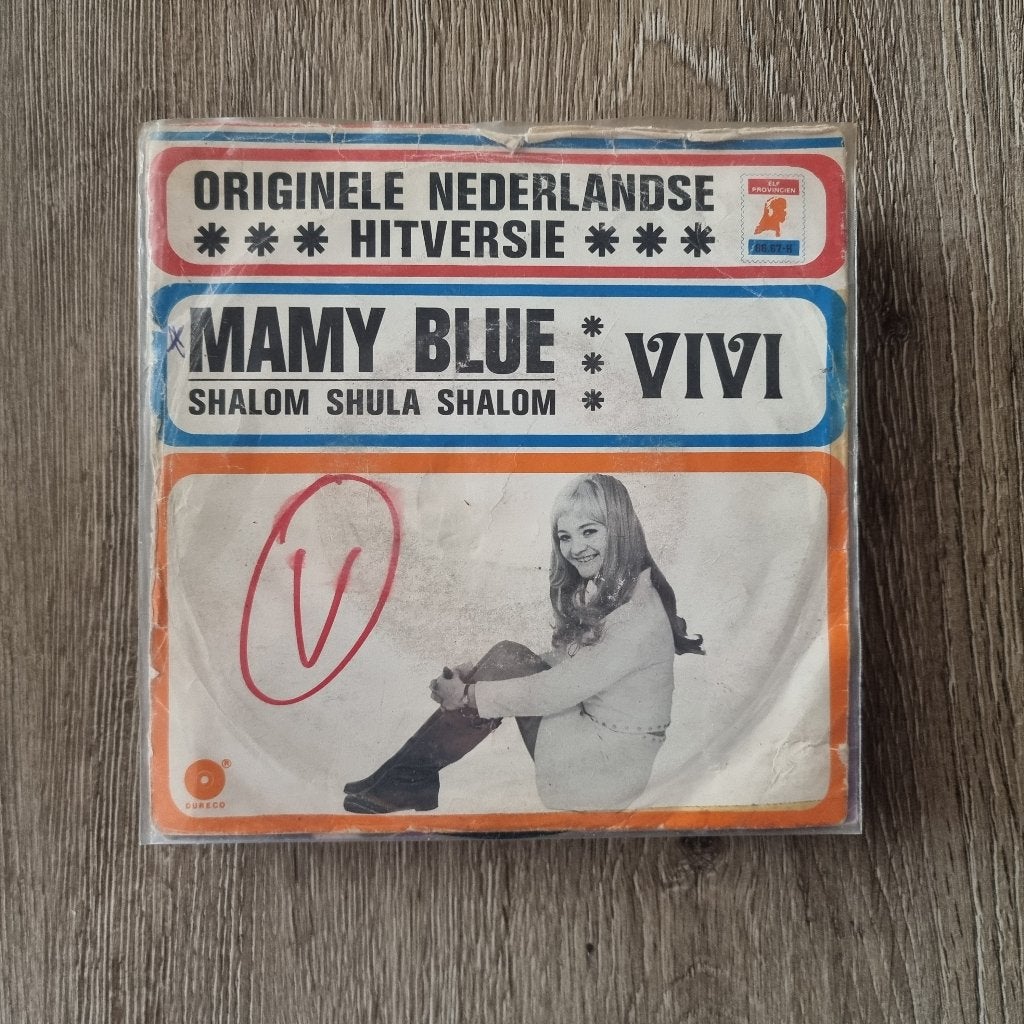 7" Vivi - Mamy blue, CD & DVD, Vinyles Singles, Utilisé, En néerlandais, 7 inch, Enlèvement ou Envoi