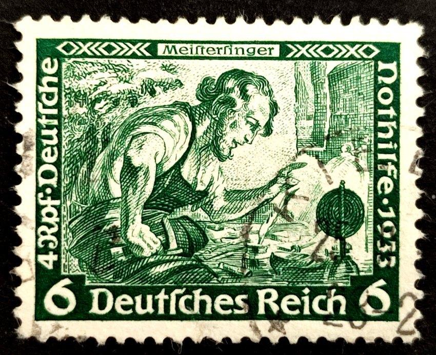 Deutsches Reich: WAGNER "Meistersinger" 1933, Enlèvement ou Envoi, Autres périodes, Affranchi