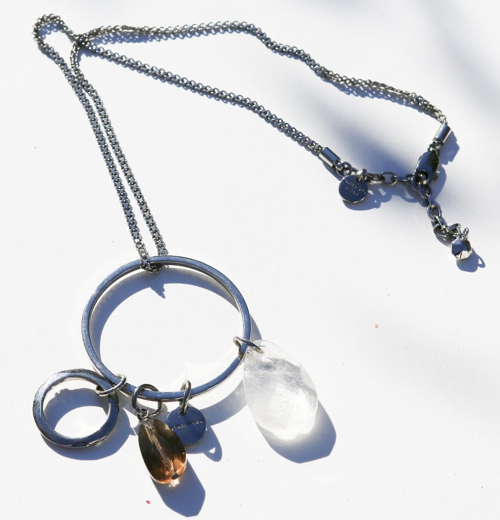 Mooie zilveren ketting van Dyrberg Kern, Ophalen of Verzenden, Zo goed als nieuw, Zilver, Zilver