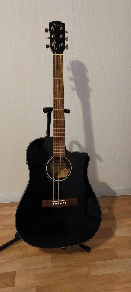 Fender CD-60SCE Blk WN, Muziek en Instrumenten, Ophalen, Zo goed als nieuw, Western- of Steelstringgitaar