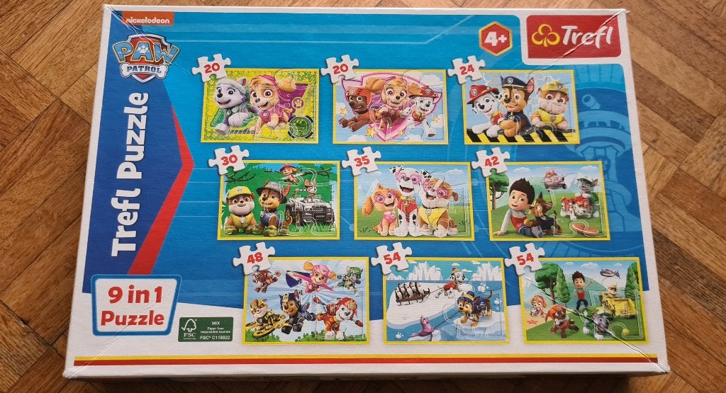 Peppa Pig: 9 puzzels, Ophalen of Verzenden, 10 tot 50 stukjes, Gebruikt