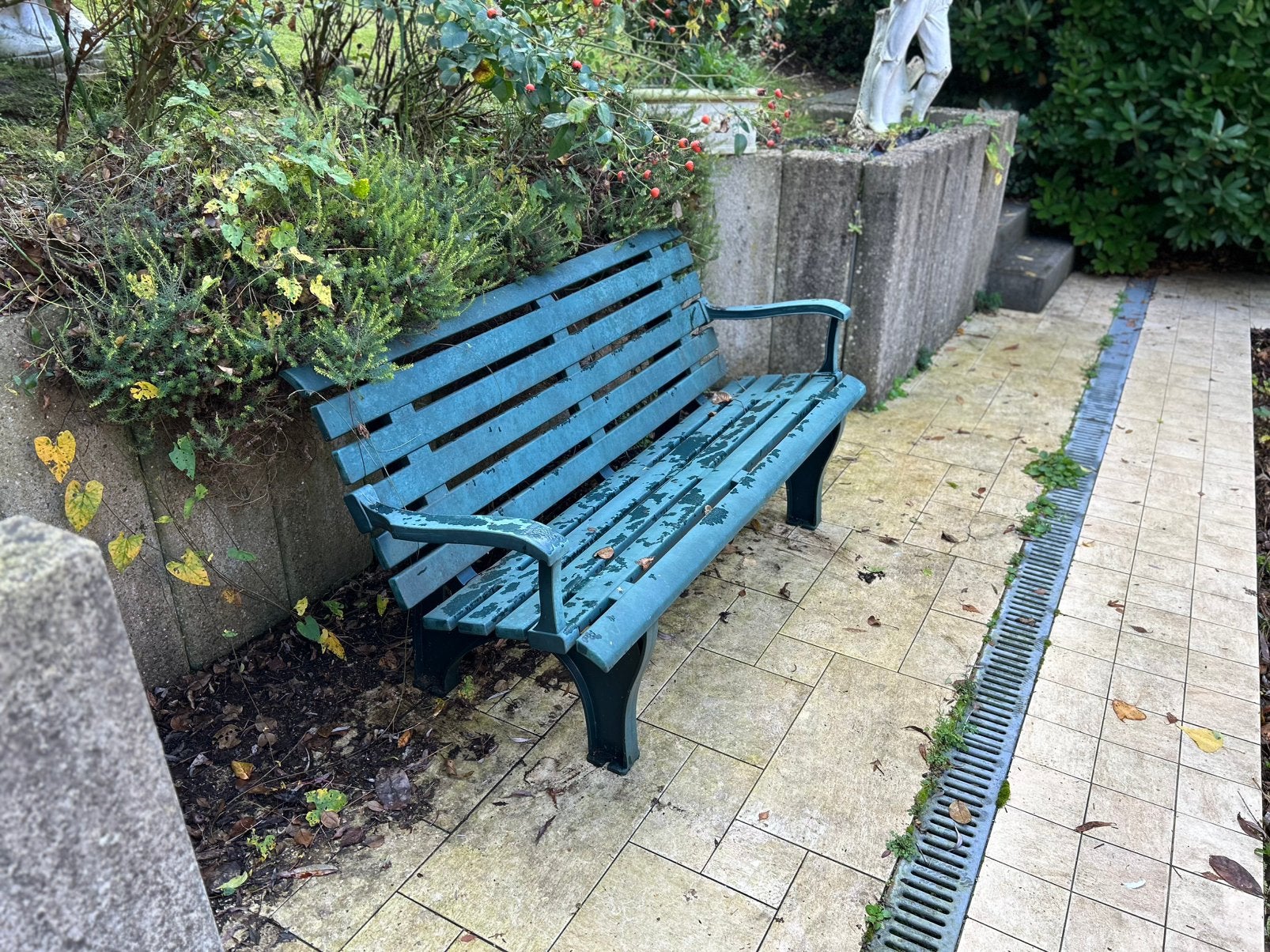 Tuinbank, Ophalen, Gebruikt