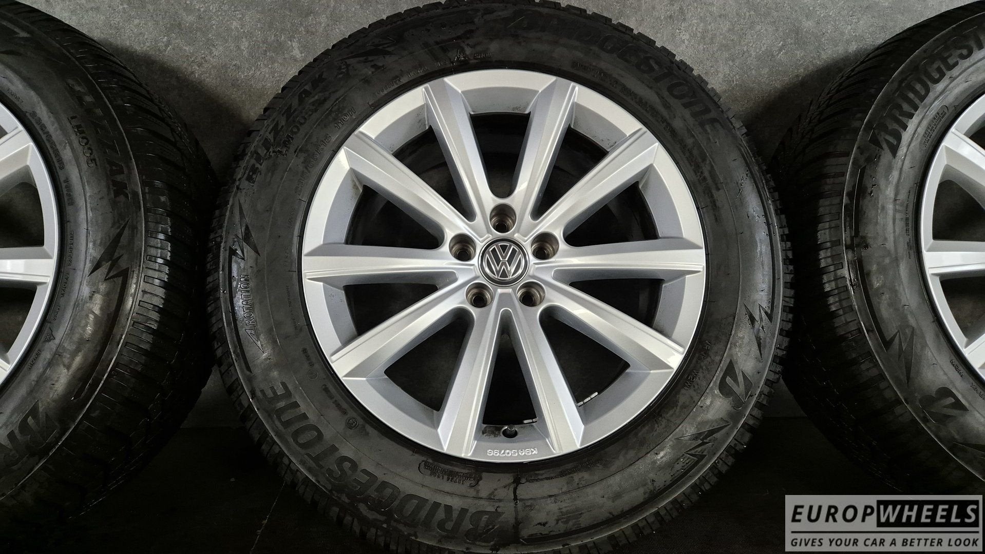 18 inch Volkswagen velgen touareg III CR7 winterbanden, 18 inch, Gebruikt, -, -