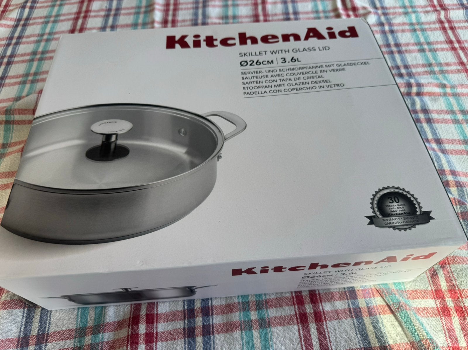 Kitchenaid, Huis en Inrichting, Ophalen, Inox, Met deksel, Nieuw