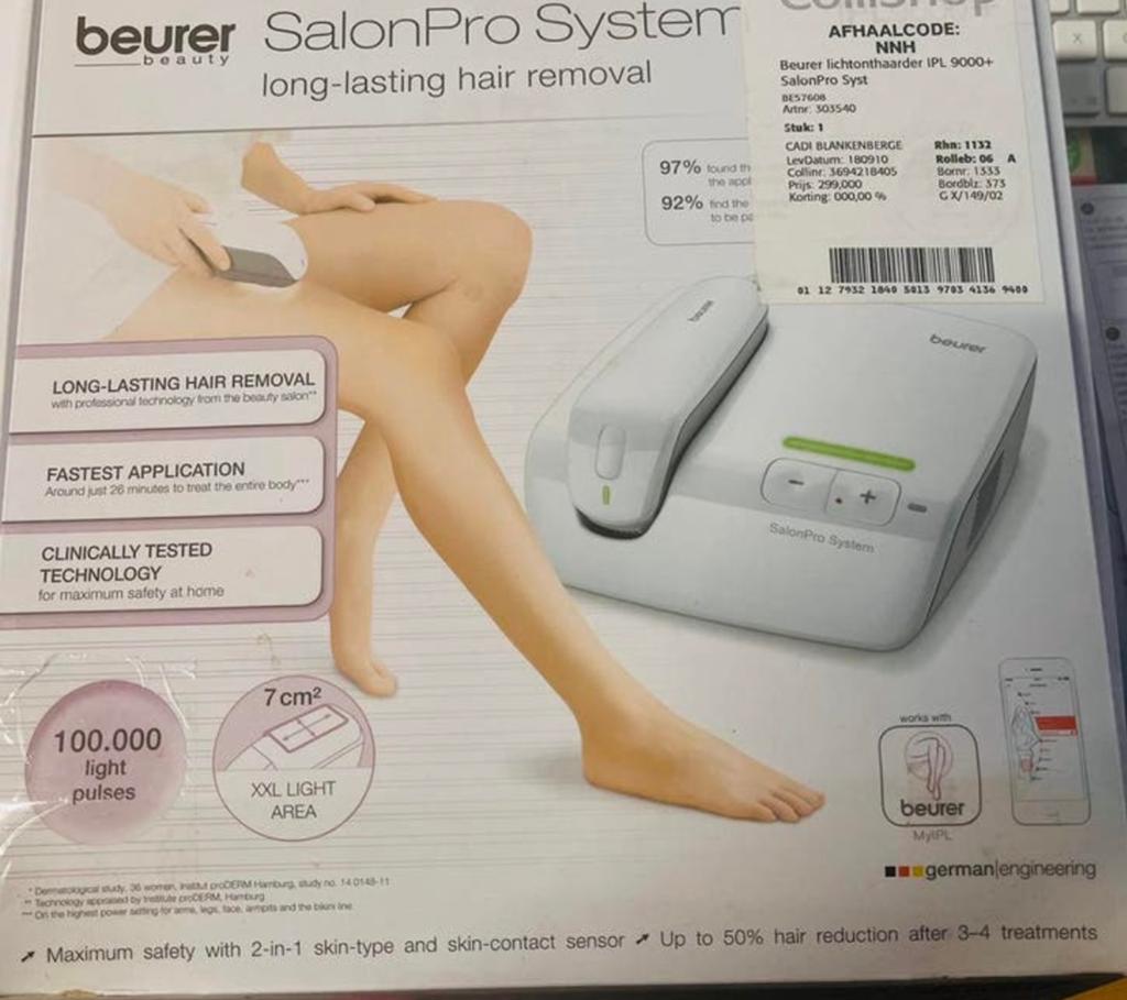 Epileermachine BEURER, Ophalen of Verzenden, Zo goed als nieuw
