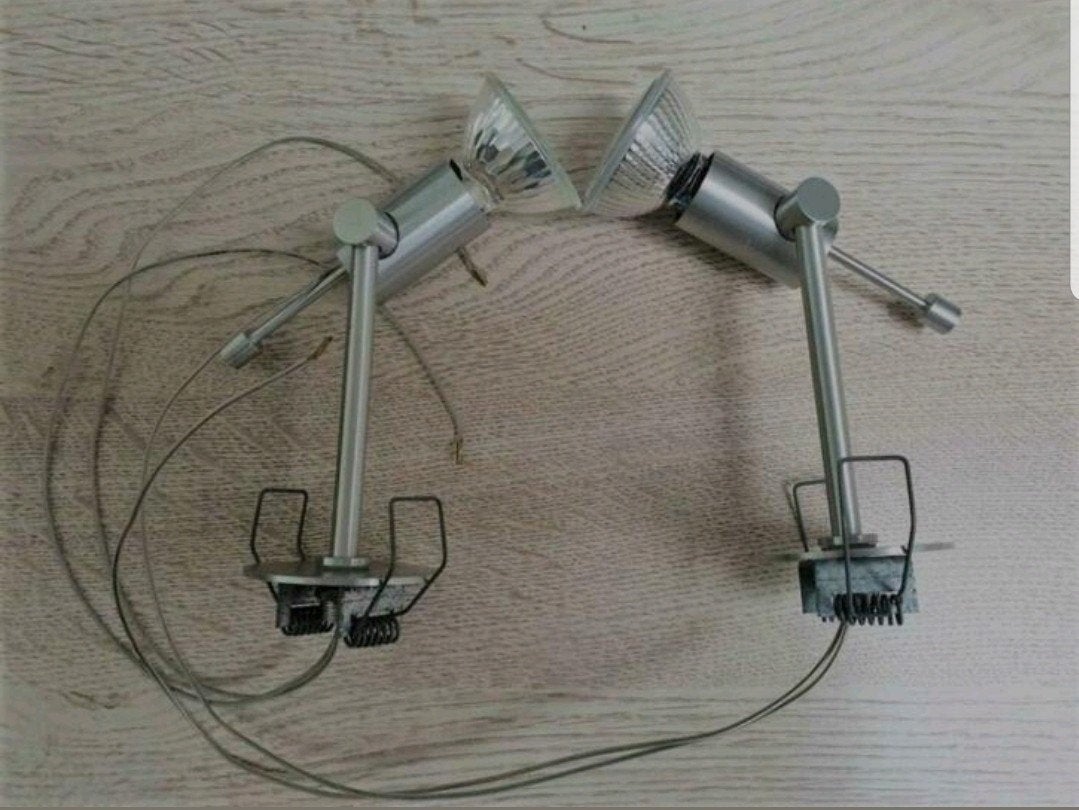 Spot encastrable orientable chrome et inox brossé, Enlèvement, Spot encastrable