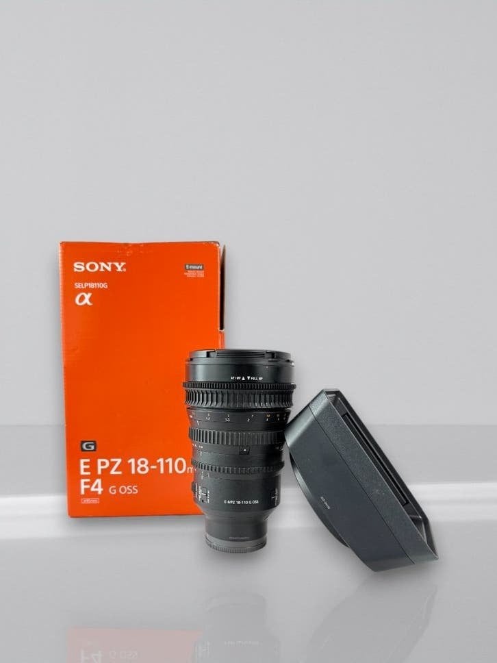 SONY E 18-110MM F/4 G OSS PZ | TOPSTAAT | DOOS | GARANTIE