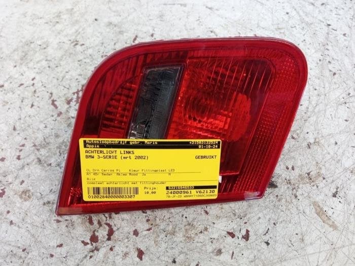 Achterlicht links van een BMW 3-Serie, Gebruikt, -, -, 3 maanden garantie