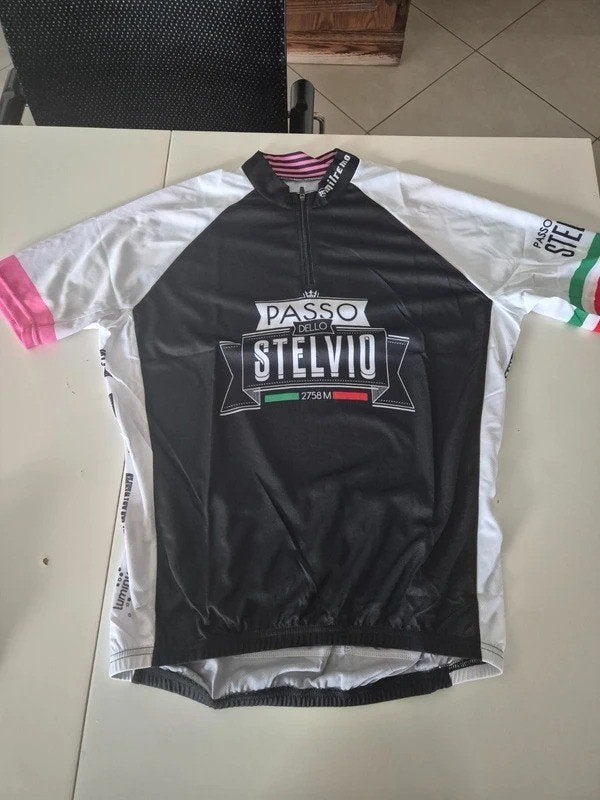 maillot cycliste Passo dello Stelvio, Vélos & Vélomoteurs, Enlèvement ou Envoi, Neuf, L, Vêtements d'extérieur