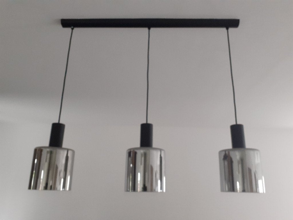 LUMINAIRE - SUSPENSION - VOIR DESCRIPTION, Verre, Comme neuf, Enlèvement, E27 (grand)