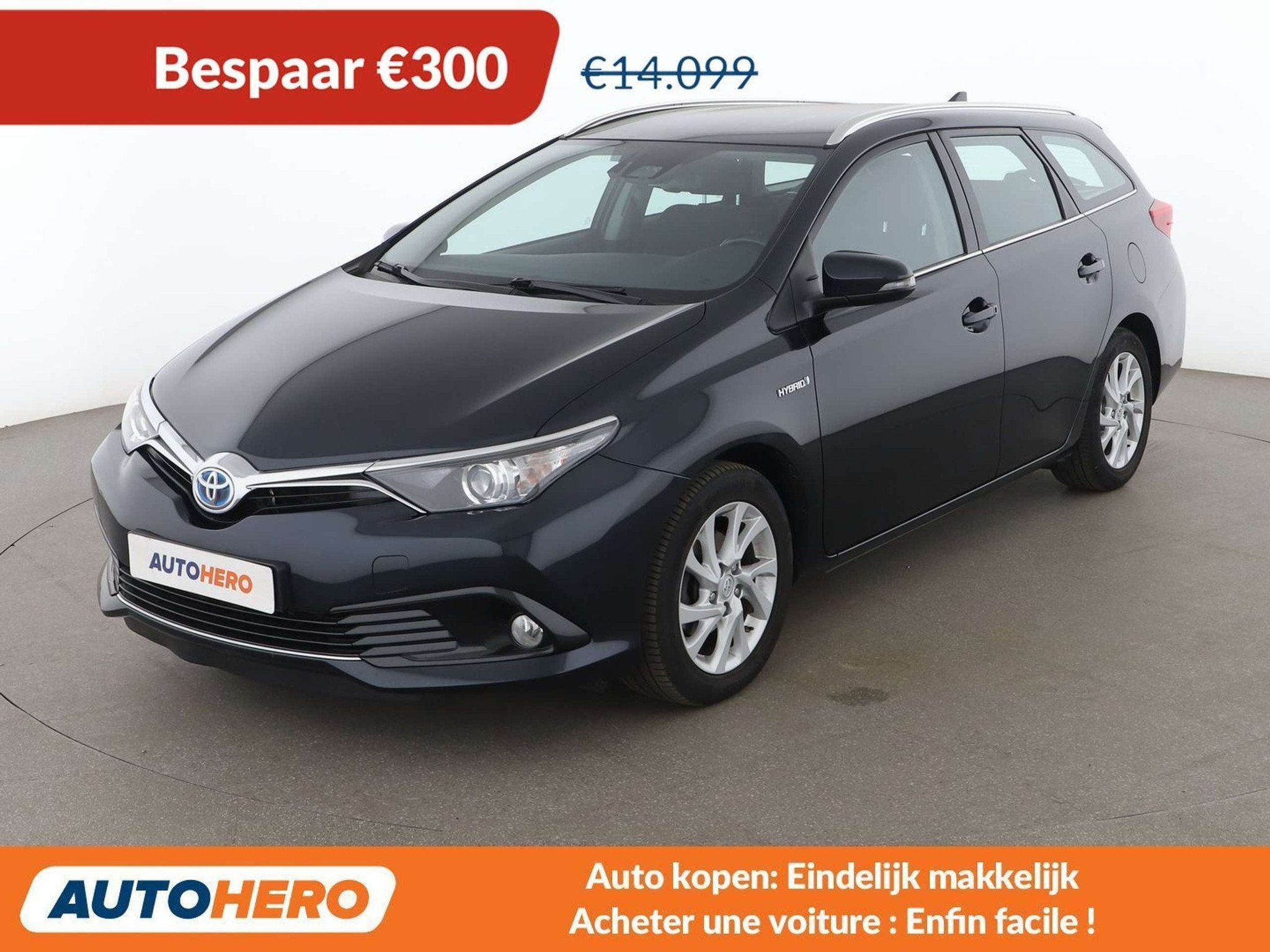 Toyota Auris 1.8 Hybrid Comfort (automatique), 100 kW, https://public.car-pass.be/vhr/64452517-fc14-451e-adfb-fa1514999af1, Achat