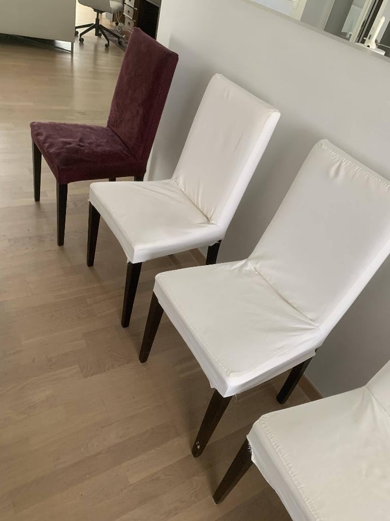 CHAISES MARQUE HABITAT  - Lot  de 6, Huis en Inrichting, Stoelen, Ophalen, Gebruikt