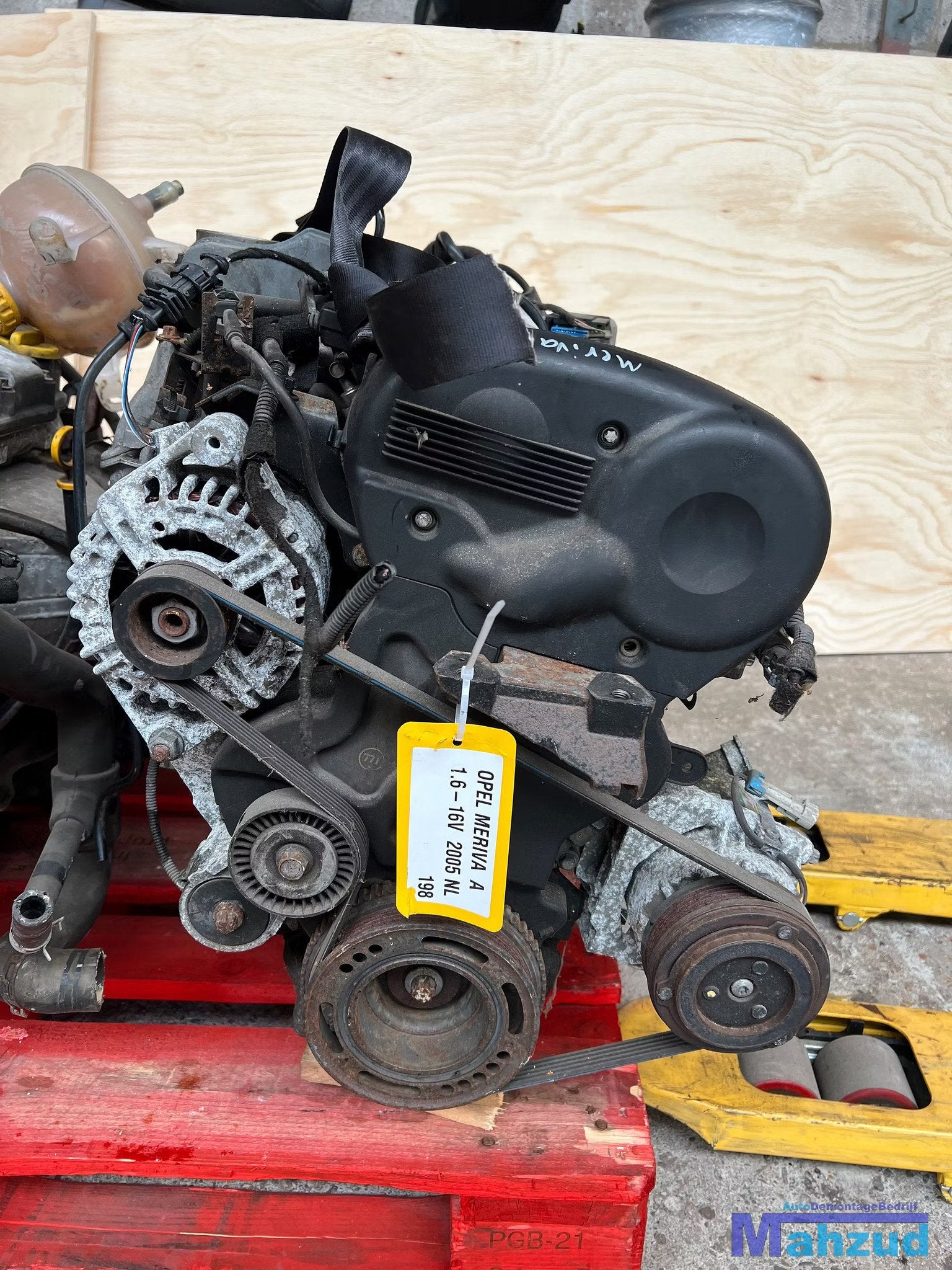OPEL MERIVA A 1.6 16V Motorblok motor Z16XE, Gebruikt, Opel Automobile GmbH, Kontakt@opel-infoservice.de, Opel