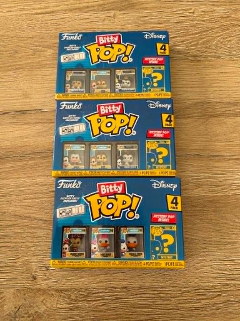 Ensemble de trois : Funko Bitty Pop Disney, Enlèvement, Neuf, Autres types
