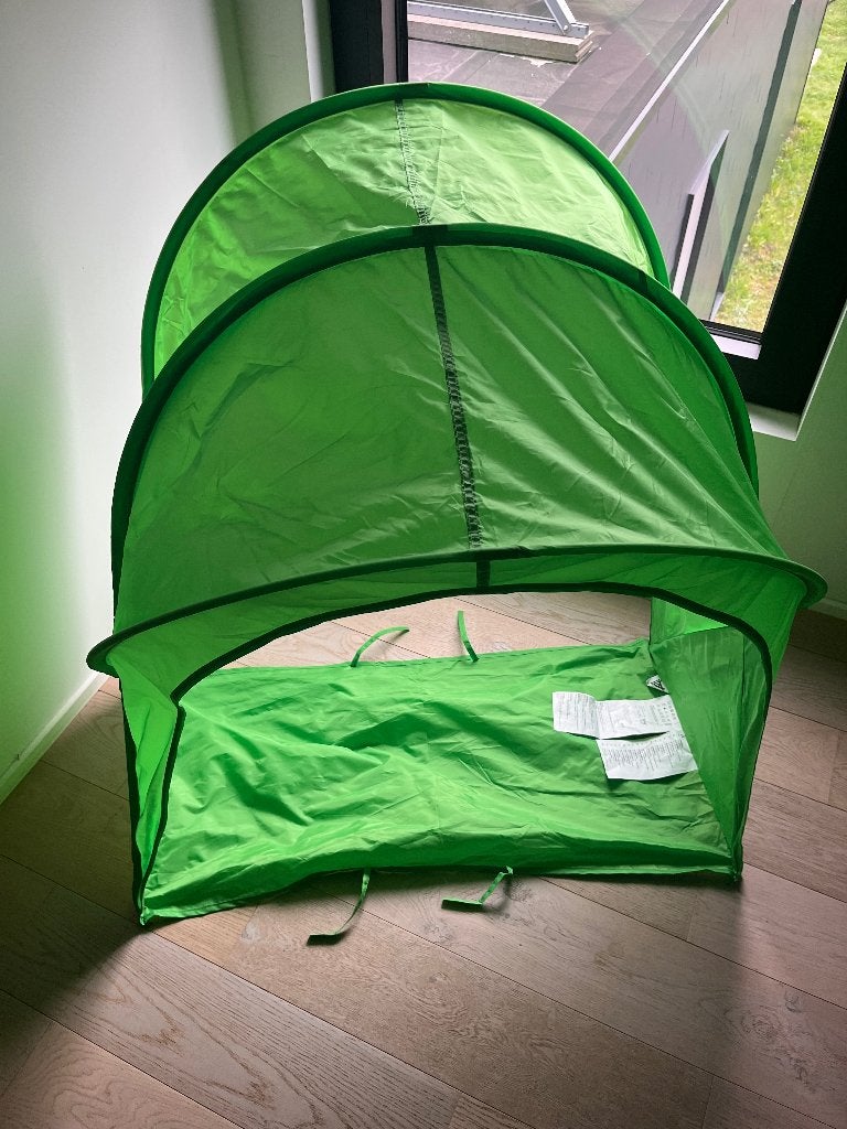 Bedtent IKEA, Ophalen, Gebruikt