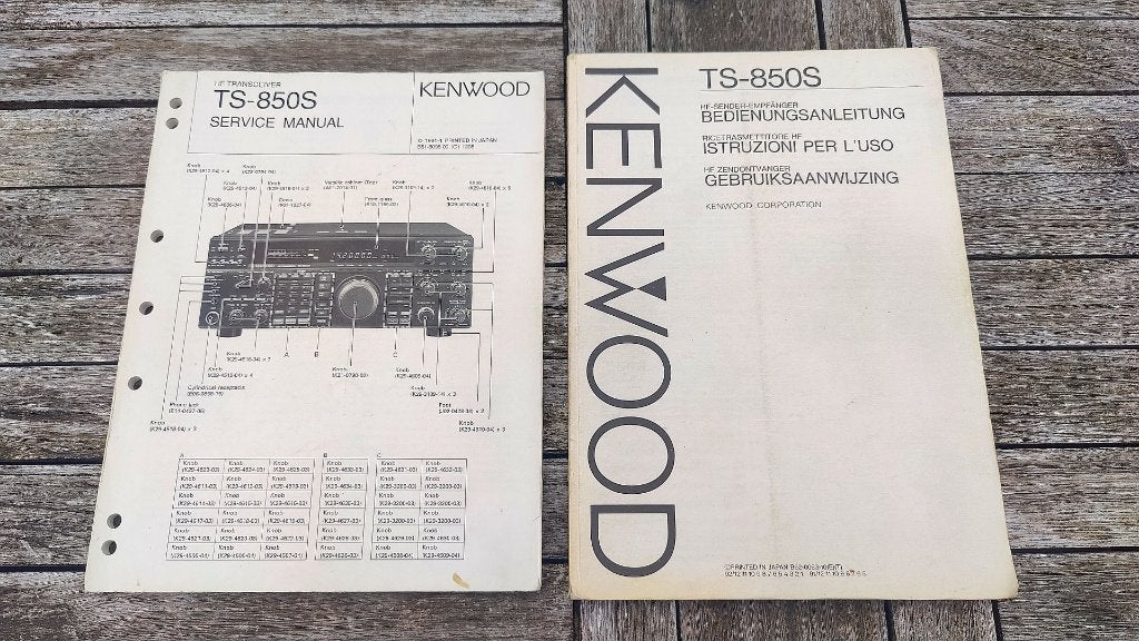 Manuals voor Kenwood transceivers., Telecommunicatie, Ophalen, Gebruikt, Zender en Ontvanger
