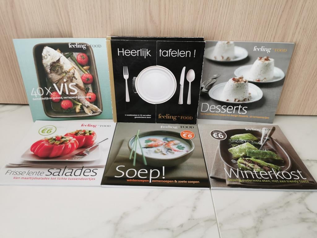5 kookboeken feeling, Boeken, Ophalen of Verzenden