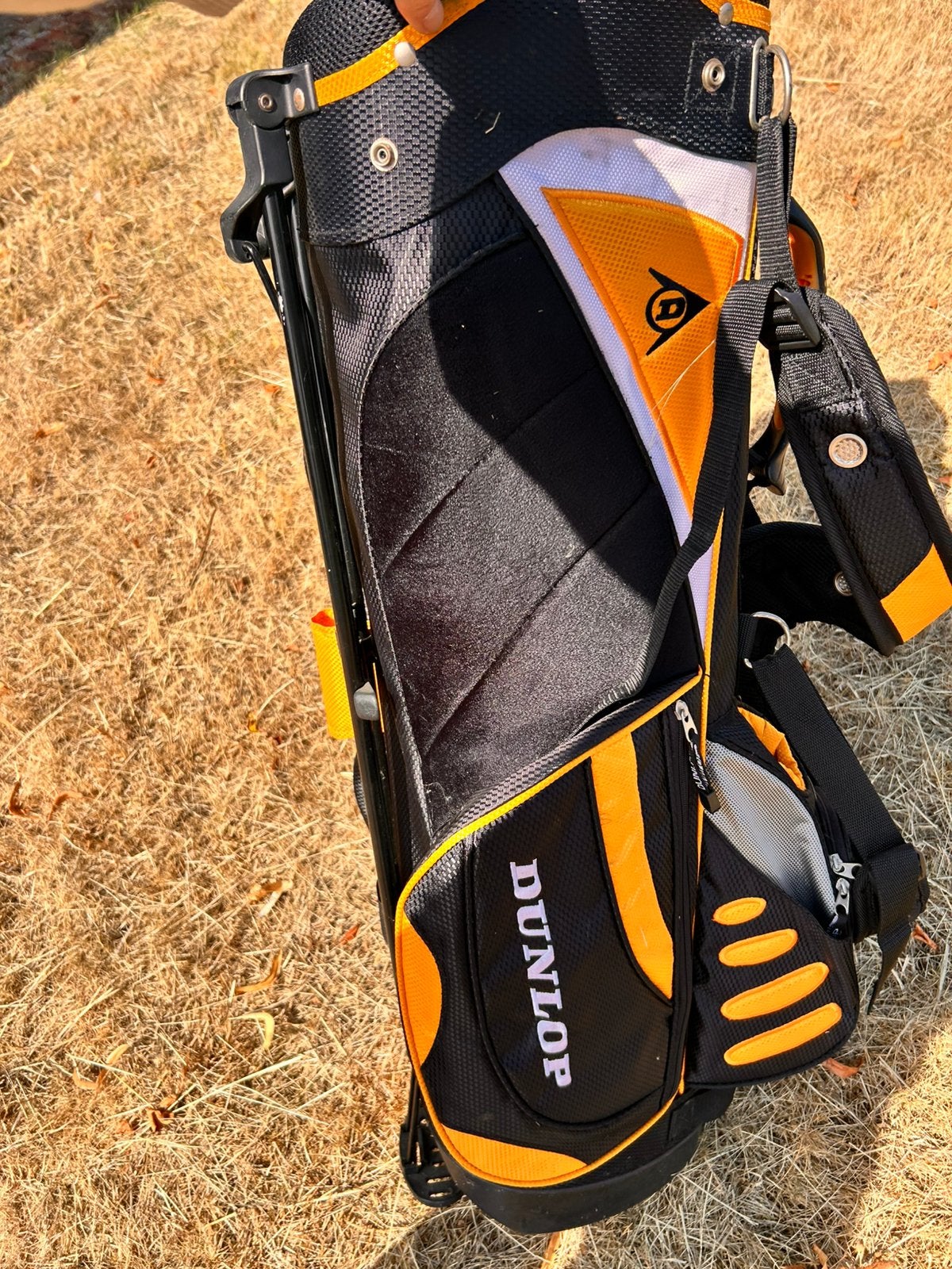 Dunlop golftas / standbag – zwart/oranje, Ophalen of Verzenden, Tas