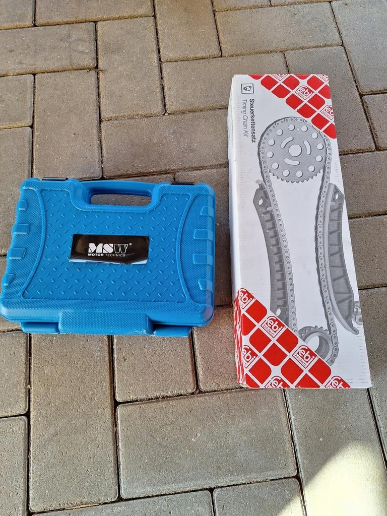 Timing set voor psa benzine motoren, Ophalen