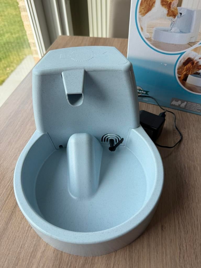 Drinkfontein Drinkwell petsafe  1,5L zgan, Dieren en Toebehoren, Ophalen, Zo goed als nieuw