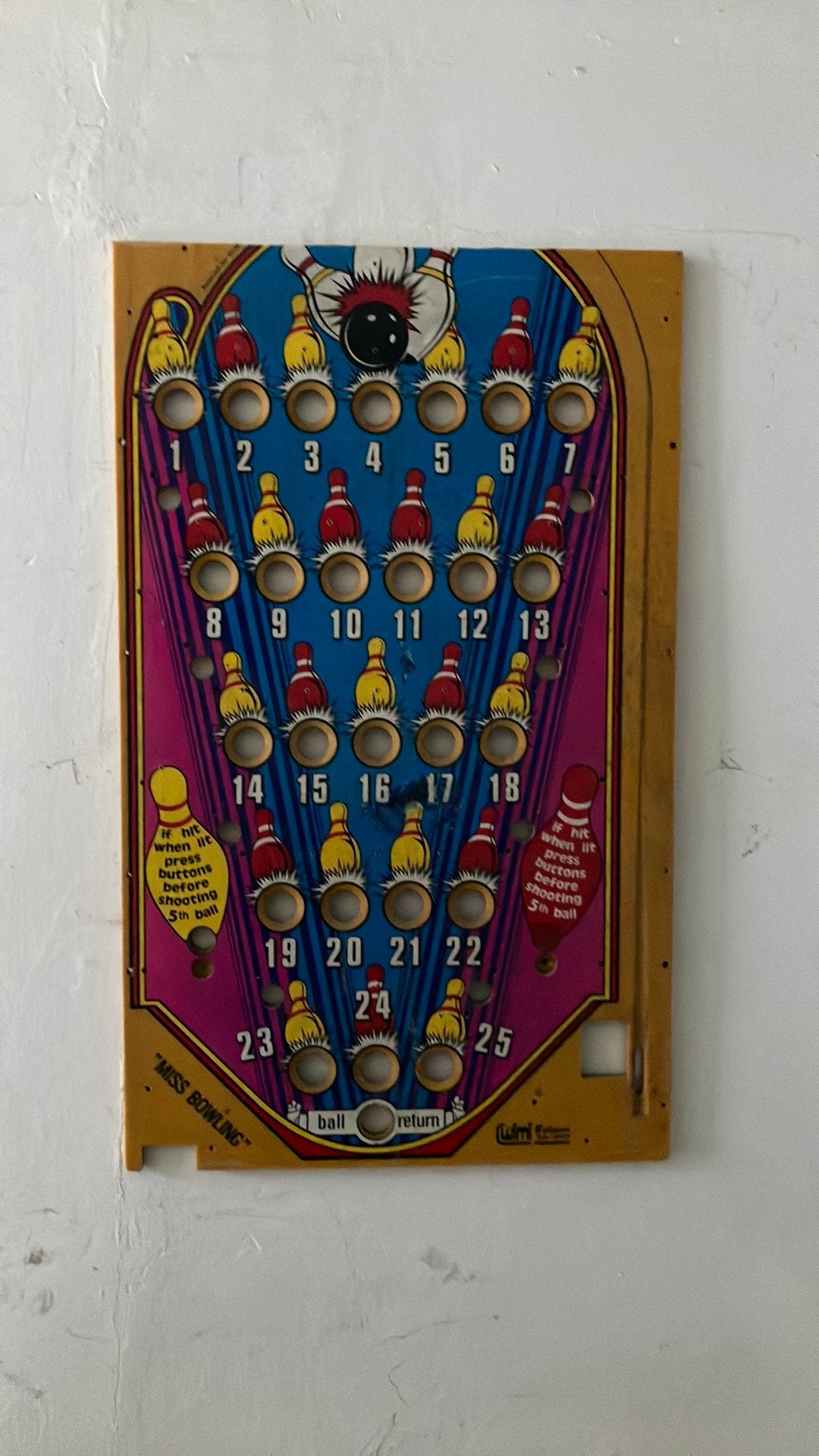 Plateau de bingo, Enlèvement