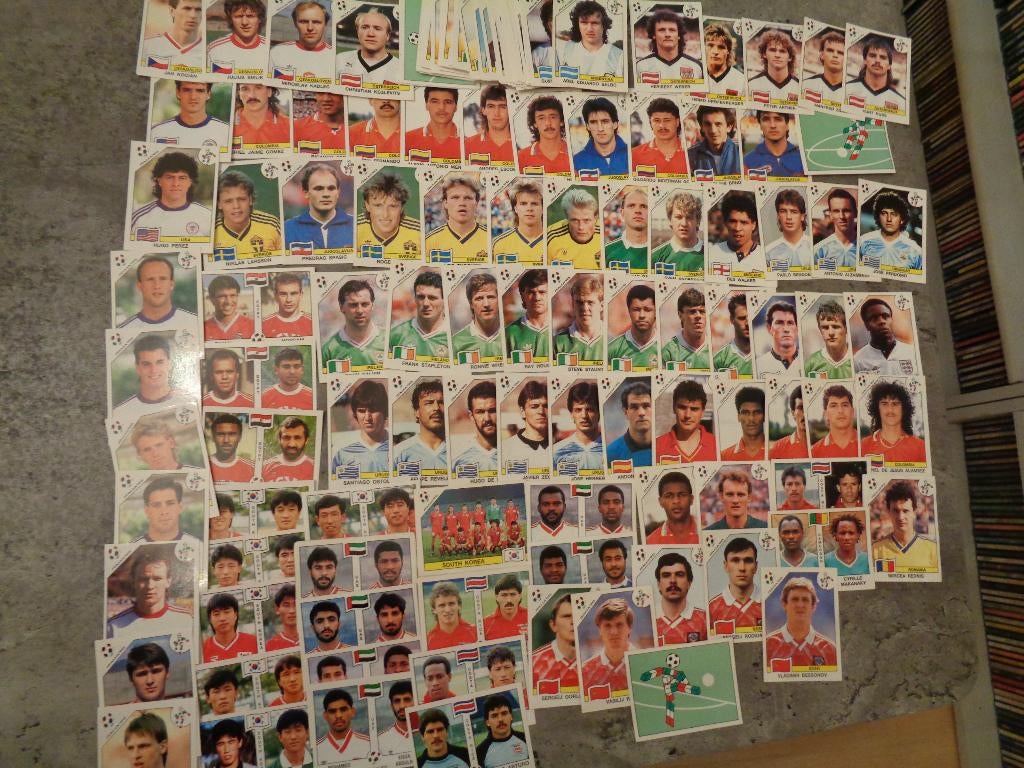 Autocollants foot PANINI Coupe du Monde 90 ITALIA 1990 149X, Enlèvement ou Envoi, Comme neuf