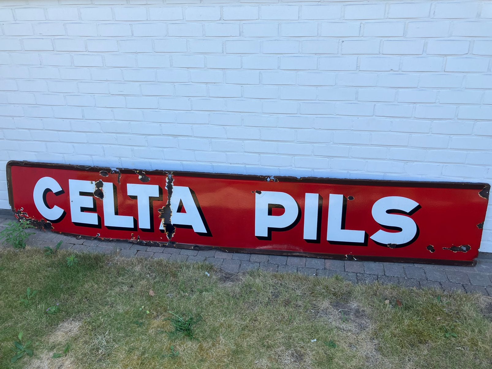 Reclamebord Celta Pils, Verzamelen, Merken en Reclamevoorwerpen, Reclamebord, Ophalen
