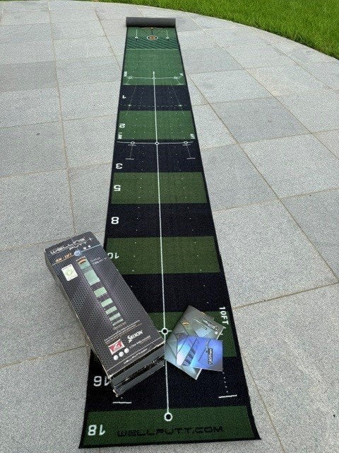 Puttwell puttingmat + putter, Ophalen, Zo goed als nieuw, Set, Overige merken