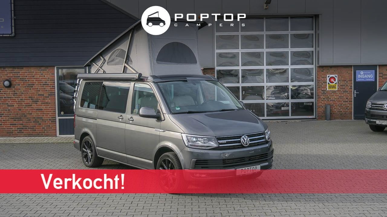 Volkswagen T6 California Ocean 4Motion, Caravans en Kamperen, Mobilhomes, Automaat, Buscamper of Camperbus, Volkswagen, Bedrijf