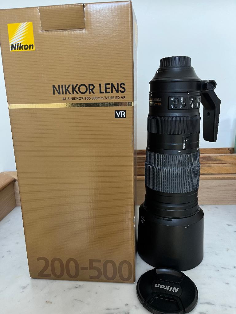Nikon Lens 200-500 S/ 5,6, Audio, Tv en Foto, Foto | Lenzen en Objectieven, Ophalen, Zo goed als nieuw, Telelens, Zoom