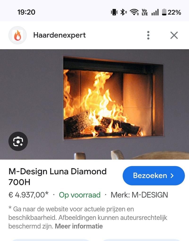 M design Lina diamond, Ophalen, Houthaard