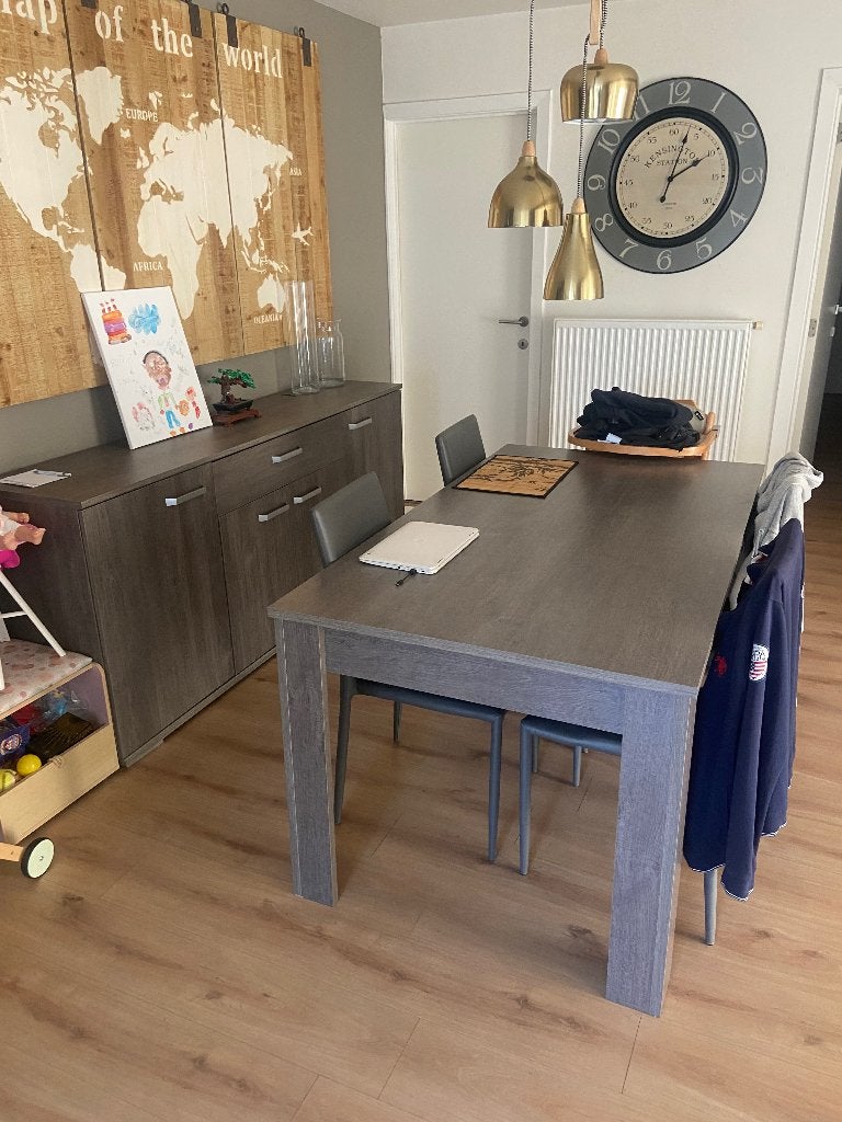 Dressoir en tafel 4 stoelen, Ophalen, Gebruikt