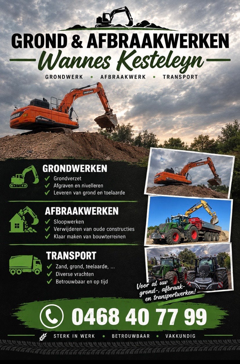 Grond-afbraakwerken, Ophalen of Verzenden