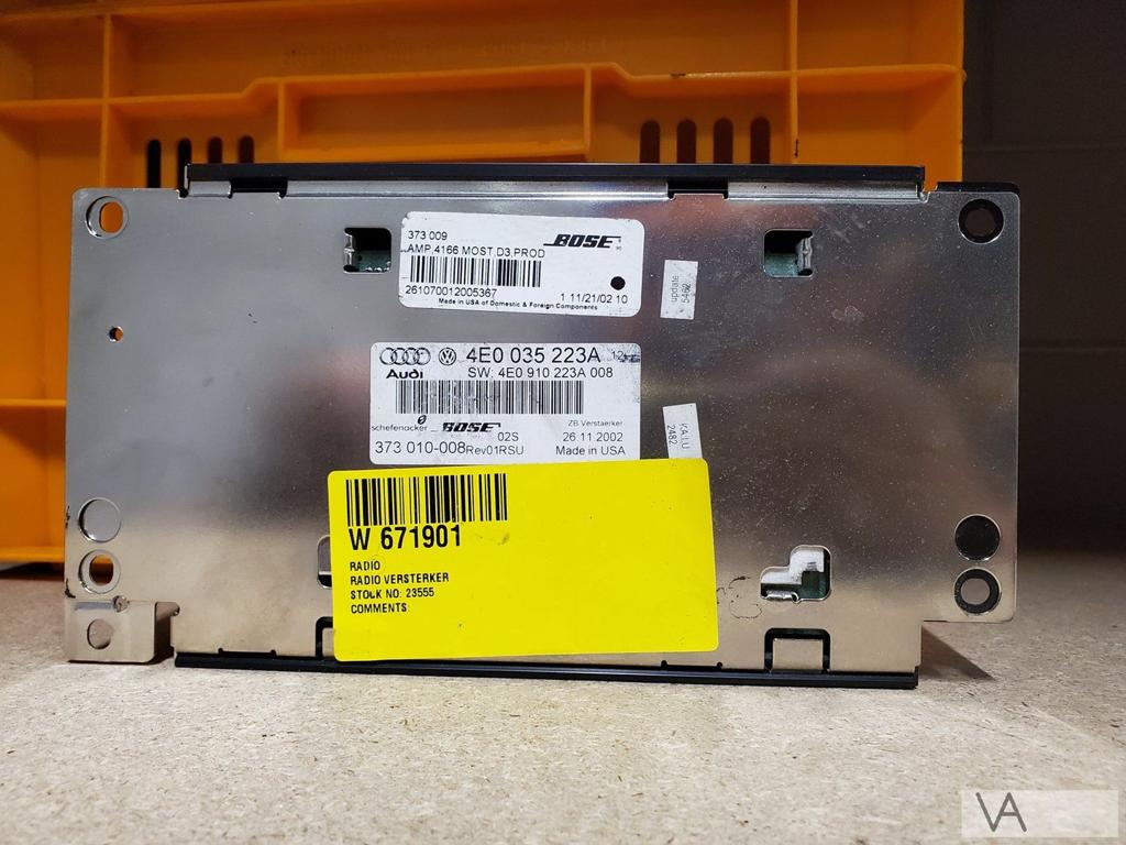 Audi A8 d3 2002 - 2009 radio versterker BOSE 4e0035223a €50, Ophalen of Verzenden, -, -, -