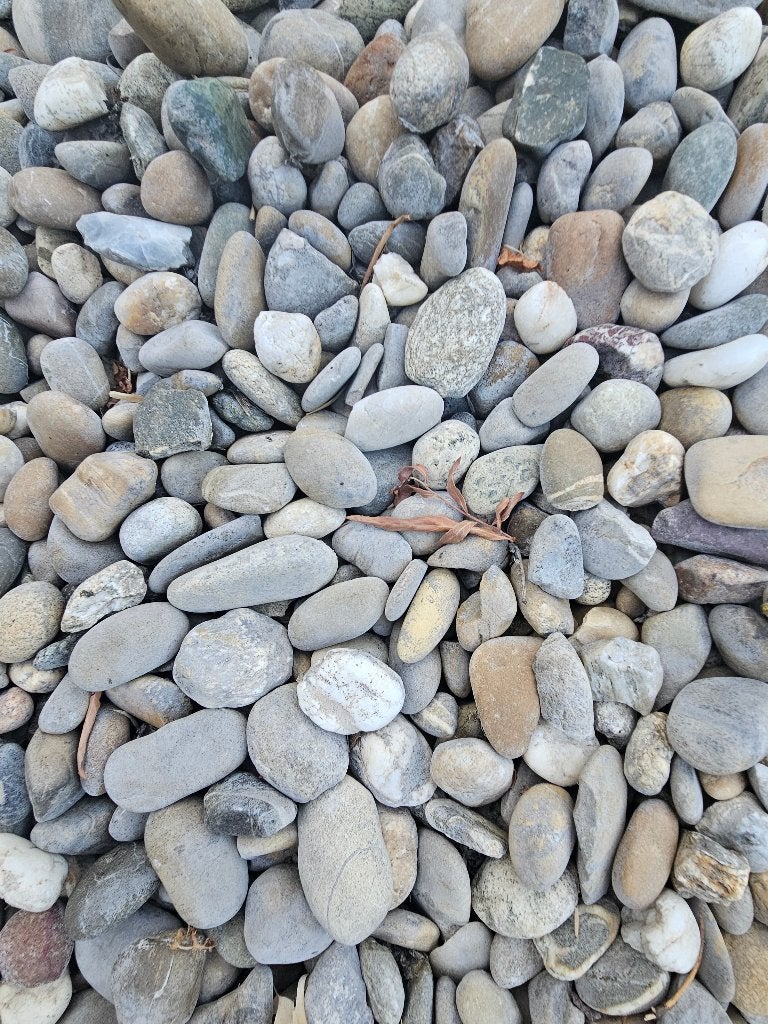 Sierkeien, Jardin & Terrasse, Gravier, Rochers & Caillasse, Enlèvement, Utilisé, Blanc, Rocher