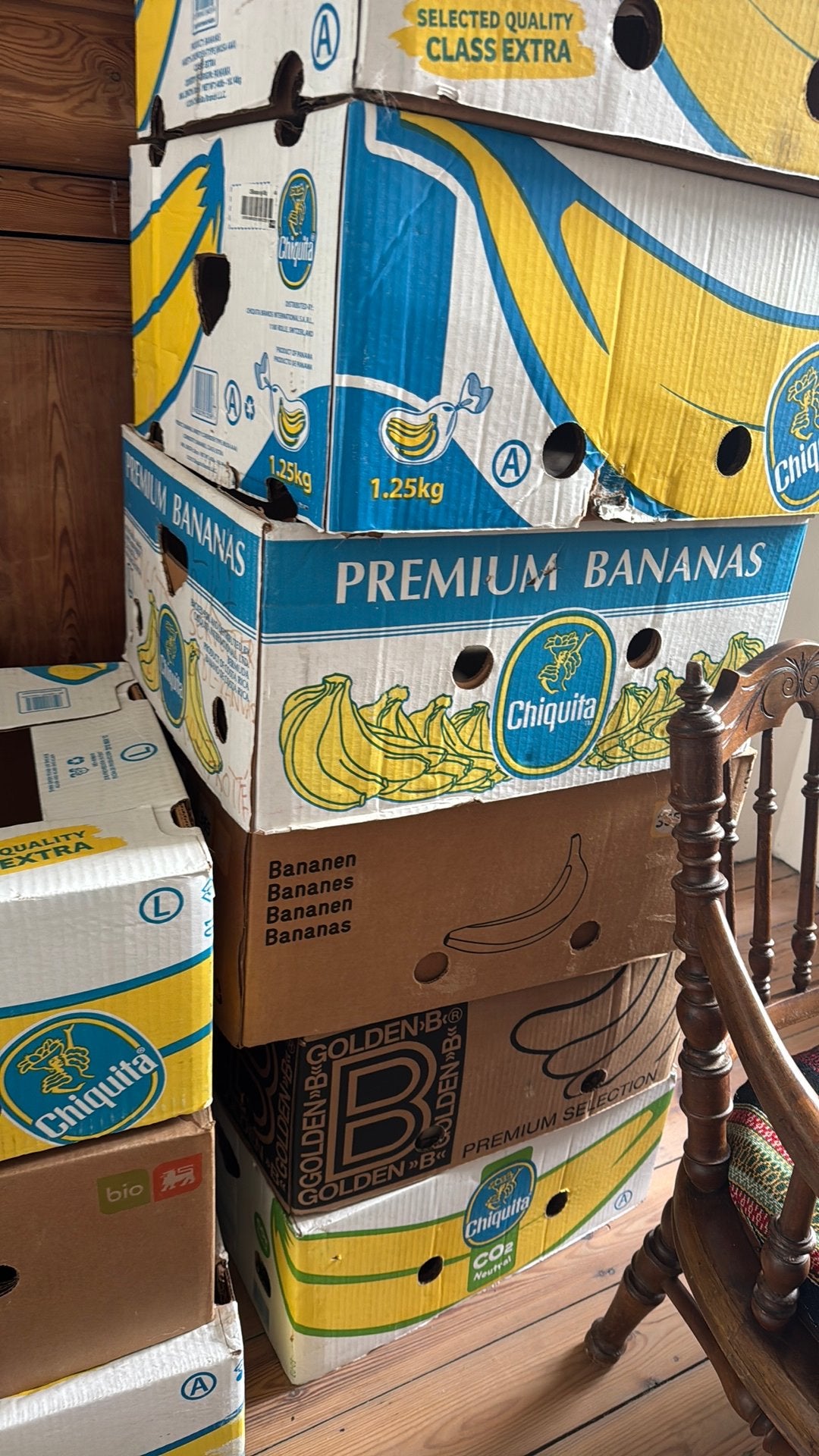 Bananendozen 12 stuks - gratis, Doe-het-zelf en Bouw, Ophalen, Gebruikt