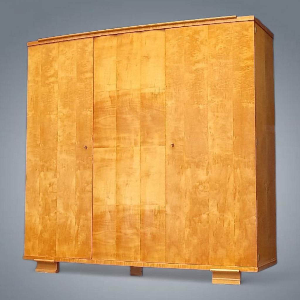 Highboard Garde-robe Art Déco De Coene Belgium 1930's, Ophalen