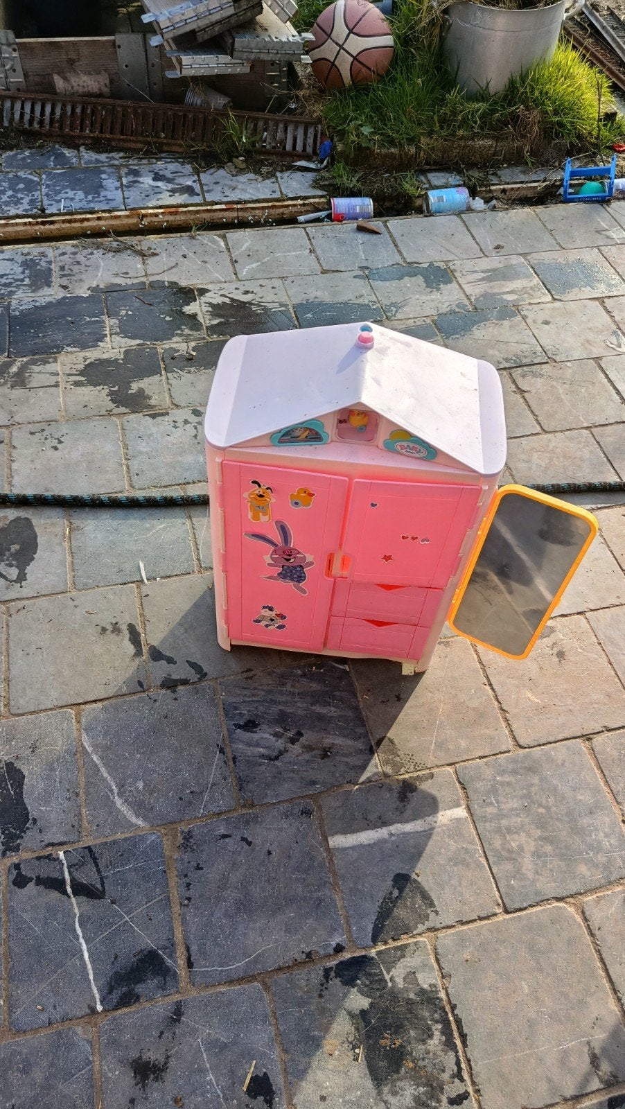 poppen kleerkast met kleertjes, Gebruikt, 40 tot 60 cm, Overige typen, Minder dan 50 cm