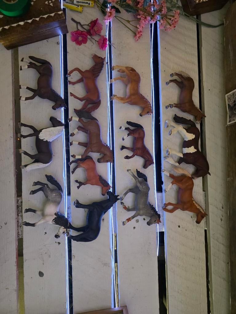 Lot van 13 Schleich paarden te koop, Ophalen