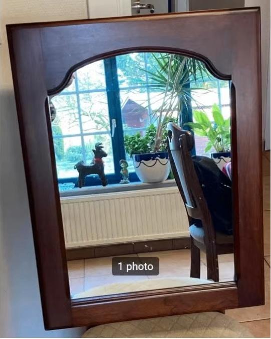 Mirroir, Moins de 100 cm, Enlèvement, Utilisé, 50 à 75 cm