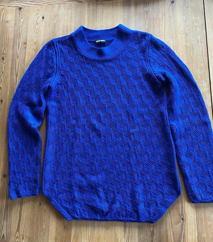 Trui dirk bikkenbergs, Enlèvement, Comme neuf, Taille 38/40 (M), Bleu