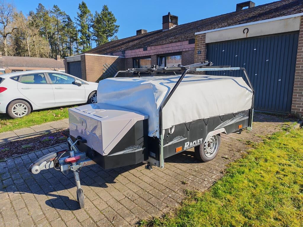 Vouwwagen/camping car racket villanova tune 2016, Caravans en Kamperen, Ophalen, Beige, Raclet, Tot en met 4