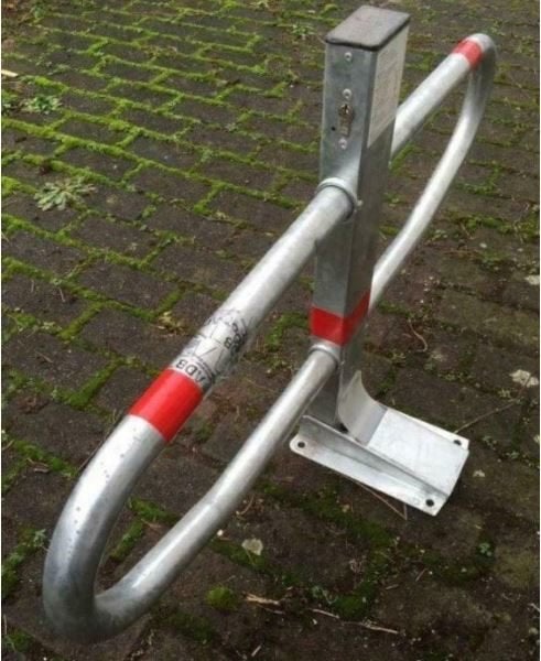 Parkeerbeugel met cilinderslot, Ophalen of Verzenden, Zo goed als nieuw