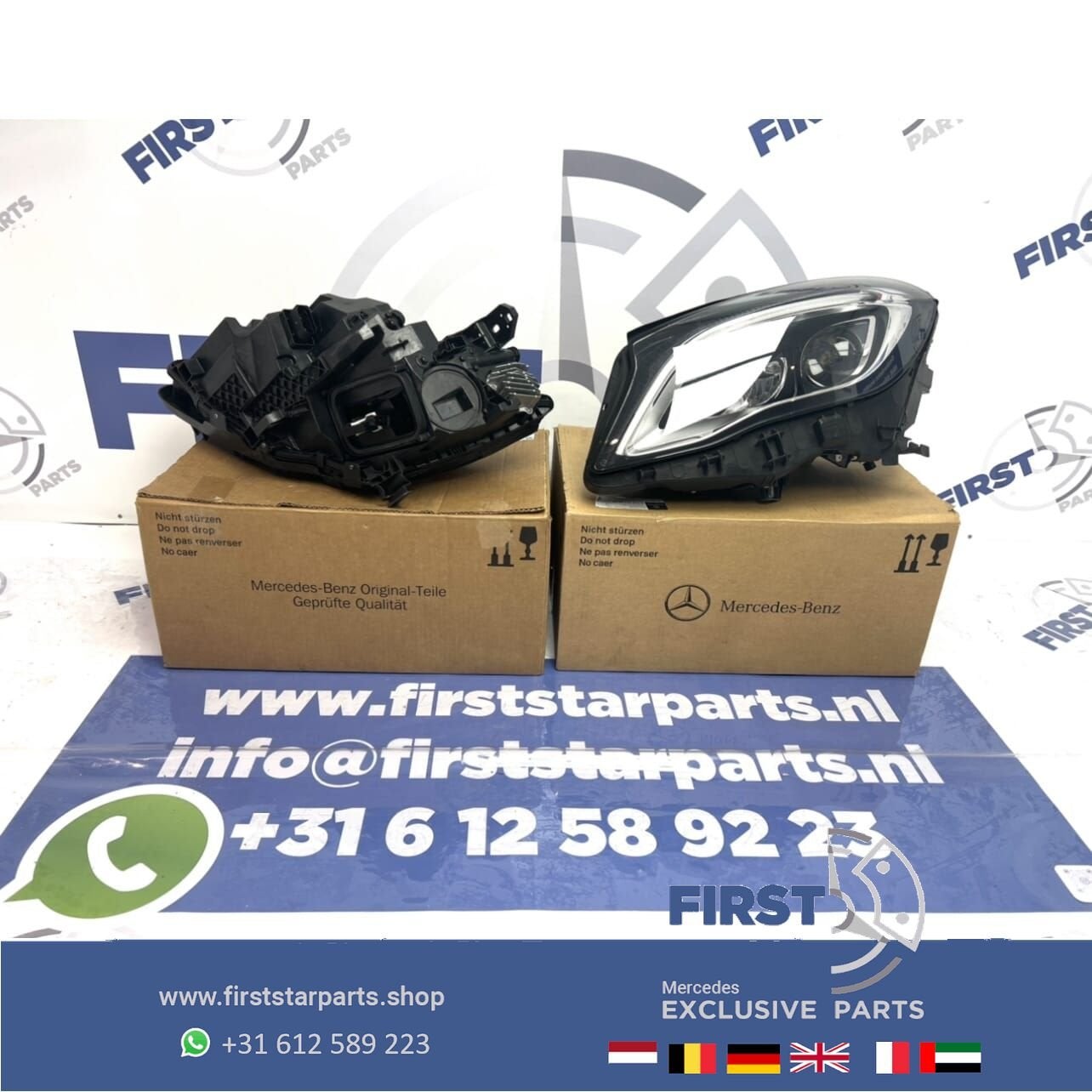 W156 X156 GLA FACELIFT LED KOPLAMP LINKS High Performance LI, Auto-onderdelen, Gebruikt, -, Ophalen of Verzenden, -