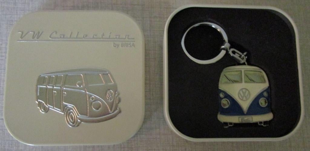 NIEUWE sleutelhanger in geschenkdoosje - VW T1 busje, Ophalen of Verzenden, Nieuw, Auto's
